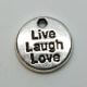 Brelok - \\"Live Laugh Love\\", kategoria Pasja&Hobby, cena 15,90 zł - BR_00107-brylok.pl