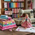 akcesoria krawieckie dla lalek